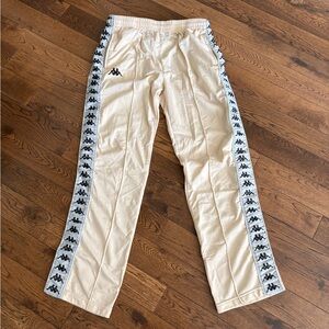 Kappa Beige/Tan Track Pants Size Large